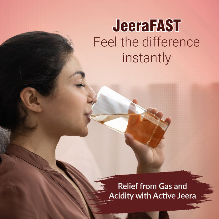 JeeraFast - Instant Relief from Acidity and Gas with Active Jeera