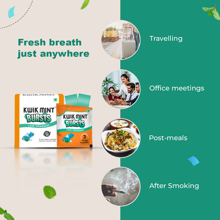 Kwik Mint Mouth Freshener Bursts