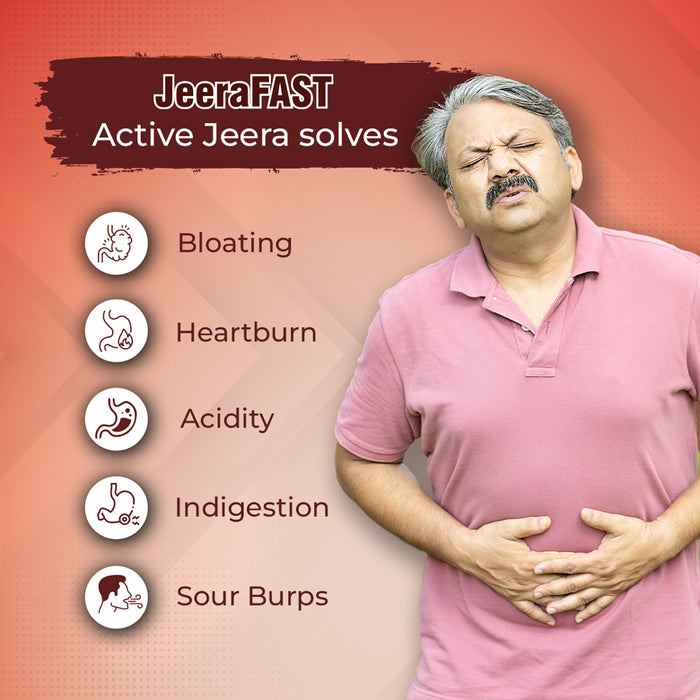 JeeraFast - Instant Relief from Acidity and Gas with Active Jeera