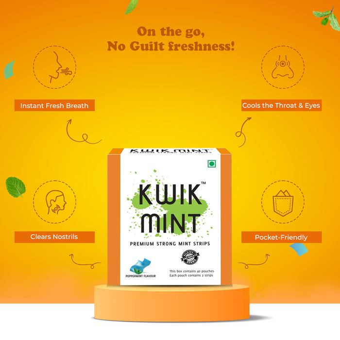 Kwik Mint Mouth Freshener Strips