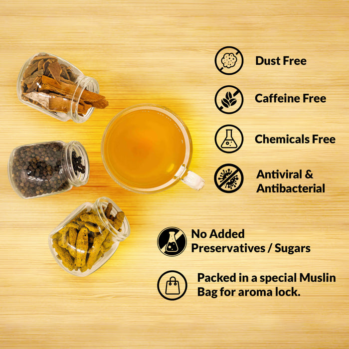 Immunity Delight Combo | Buy Taste Good Karela Biscuits 100gx4 | Spice Sip Tea Pack of 1 Free