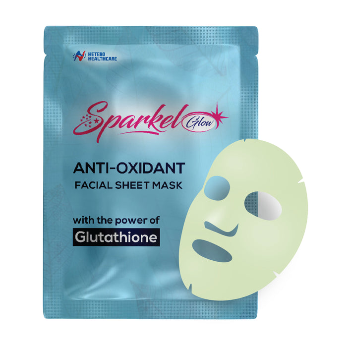 Sparkel Glow - Anti Oxidant Face Sheet Mask - Pack of 1