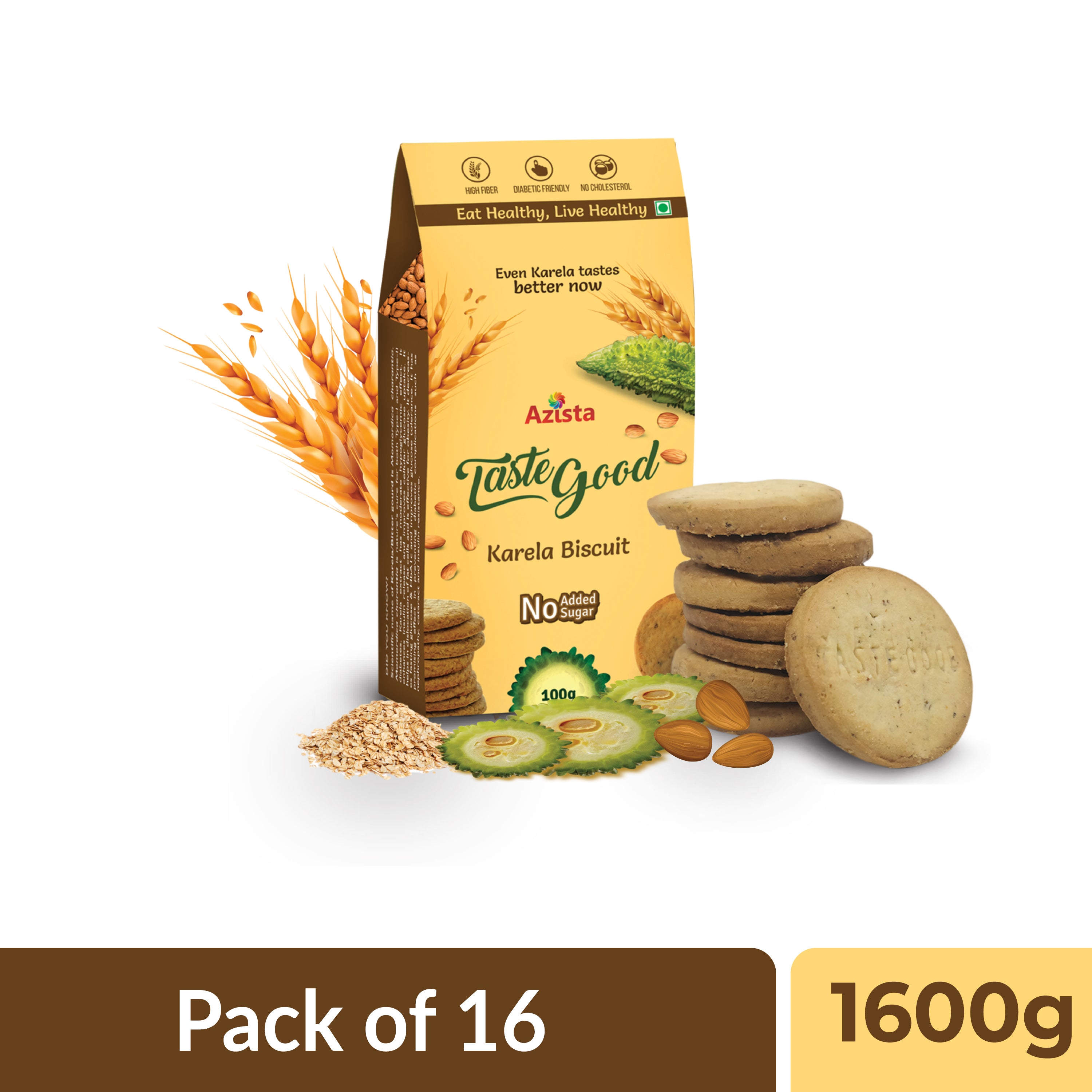 Buy Sugar Free Biscuits for Diabetics and Save upto 20 — Azistastore